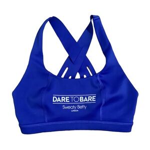Sweaty Betty London Dare To Bare Sports Bra Blue